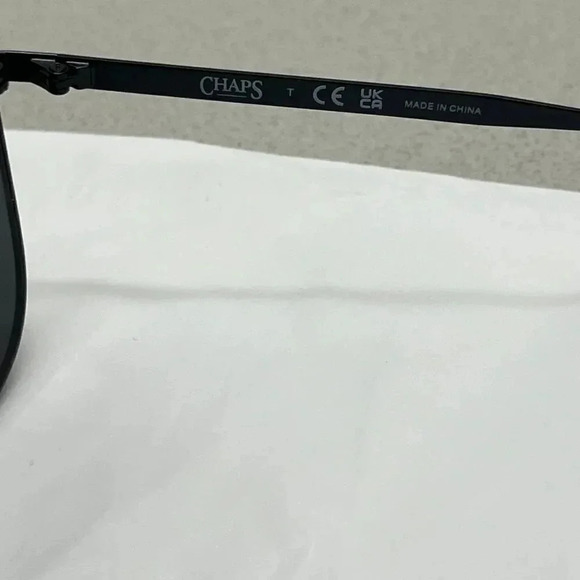 CHAPS CP4003 AVIATOR SUNGLASS DARK GRAY LENSE BLACK FRAME - Picture 5 of 5